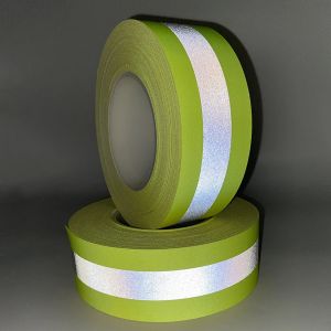 100% Cotton Safety Reflective Tape Flame Retardant High Washability