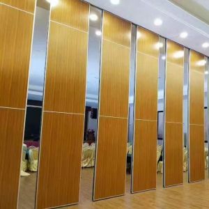 Sound Barrier Conference Hall Sliding Folding Walls System / Movable Partition