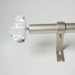 Luxury Adjustable Iron Pipe Curtain Rods For Living Room