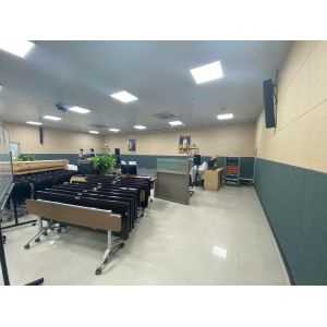 Conference Hall Fireproof Easy-installation Fabric Wrapped Acoustical Wall