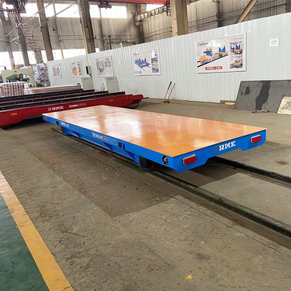 10T On Rail Material Transport Platform Industrial Workshop Transfer Trolley
