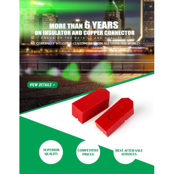 Brand new copper electrical DMC/BMC insulator support connector