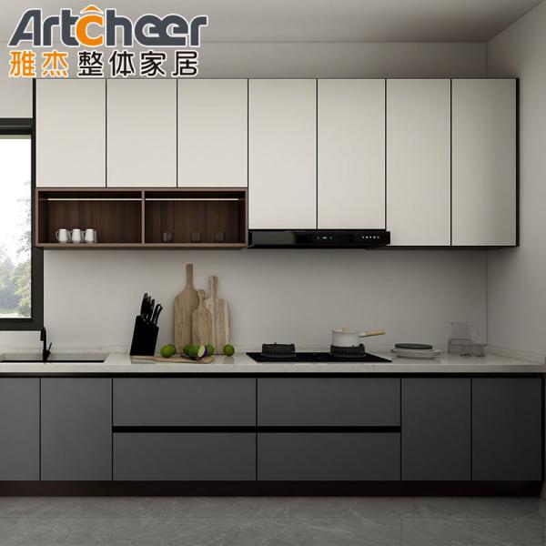 Buy Durable and Customized Color Kitchen with Quartz Stone Countertop 2023 Product Idea at wholesale prices
