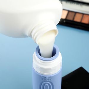 Ocean Blue Toiletries Silicone Travel Bottle Set Reusable 60ML