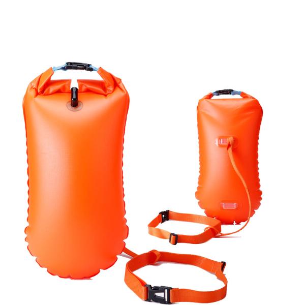 Buy High Visible PVC Triathlon Swimming Buoy Open Water Inflatable Bag at wholesale prices