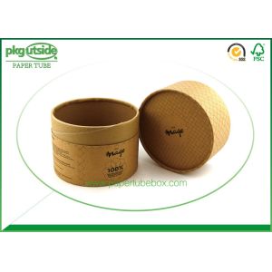 Handmade Cardboard Tube Boxes Embossing Surface Finish Damp - Proof Eco -