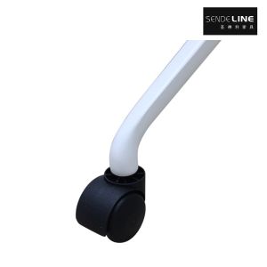 White Rotate Finished Bar Chair With Customizable Colors And Rotate Function