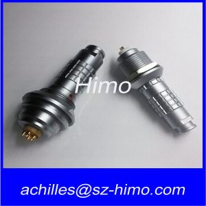 equivalent LEMO 0K series 2-pin waterproof connector