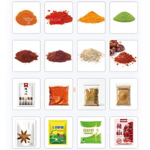 5g 50g 100g Chili Turmeric Curry Masala Spices Satchet Powder Filling and