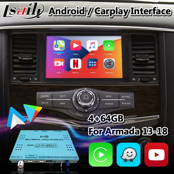 Buy Android Car Video Interface Box for Nissan Armada With Wireless Android Auto Carplay at wholesale prices