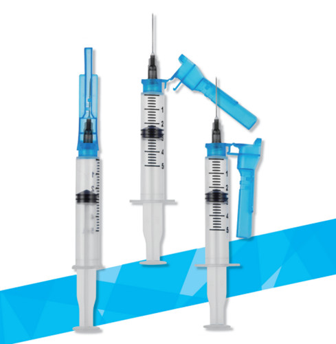 Buy FDA510K CE ISO Sterile Medical Disposable Syringe With Safety Needle For Medical Use at wholesale prices