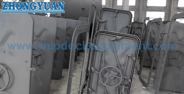 Steel Quick Acting Watertight Door With Handwheel Marine Outfitting