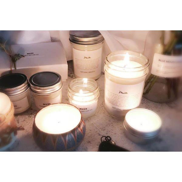 Round Glass Cylinder Candle Holder / Small Glass Candle Holders