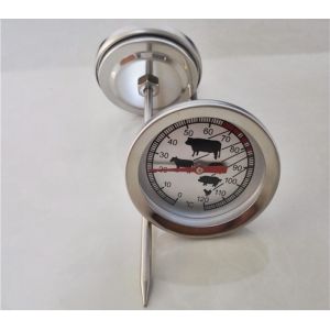 Stainless Steel Oven Meat Thermometer Instant Read With Animals Print