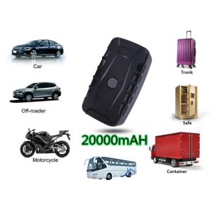 20000mAh ACC Truck GPS Tracker ACC TCP IP67 Waterproof GSM SMS 15m