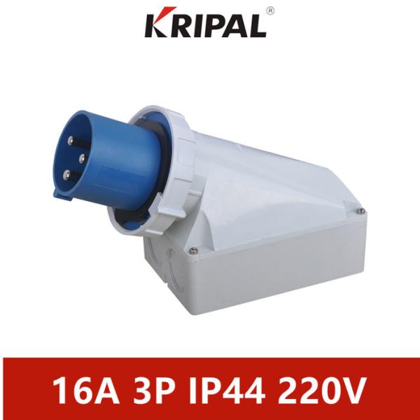 Buy Single Phase 63A 125A IP67 Industrial Electric Wall Mounted Plug at wholesale prices