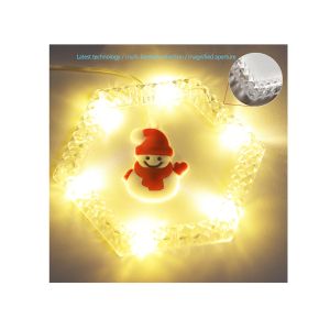 Hanging LED Christmas Decoration Suction Lights Window Decorative
