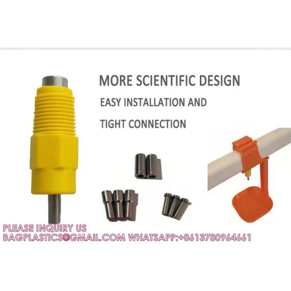 Sustainable Automatic Stainless Steel Poultry Nipple Drinker For Pigs Farm