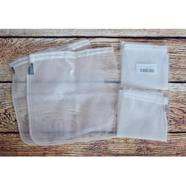 Food Grade 120 Micron Nylon Filter Bag Nut Milk Reusable Coffee Filter Bags