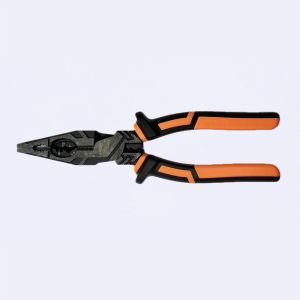 8" High Leverage Multi-Function Combination Pliers Nickle Finishing wire cutter
