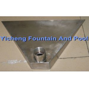 Customized Big Fan Shape Water Fountain Spray Heads For Water Fall / Massage