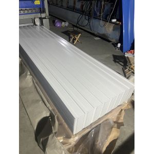 IBR Chromadeck Thermal Insulation Panels PPGL AZ150 Polar White Cold Room Panels