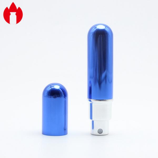Blue 5ml Perfume Glass Vial With Screw Neck Shape