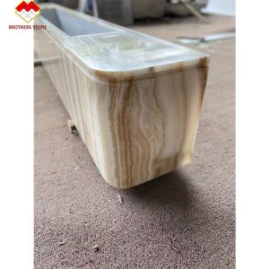 Elegant Living Room Furniture Natural Marble TV Table Stand Set with White