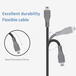 Data Charging USB Type C to Mini 5 Pin USB OTG Adapter Cable for Camera Phone