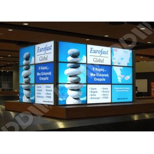 DDW 55inch led video wall display 5.3mm HDMI DVI VGA AV YPBPR 1920x1080p