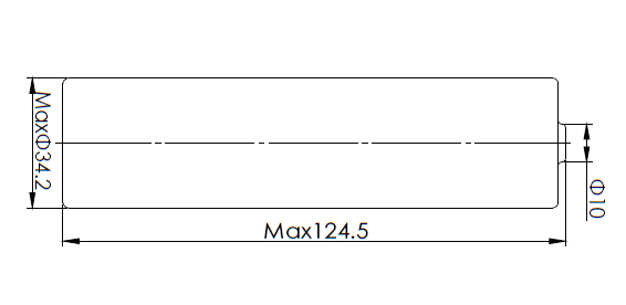 High Capacity Bobbin DD ER341245 Li Socl2 Lithium Battery For Marine & Lifesaving