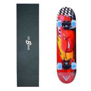 YOBANG 24inch cheap kids skateboard with carton design PVC clear wheel for boys