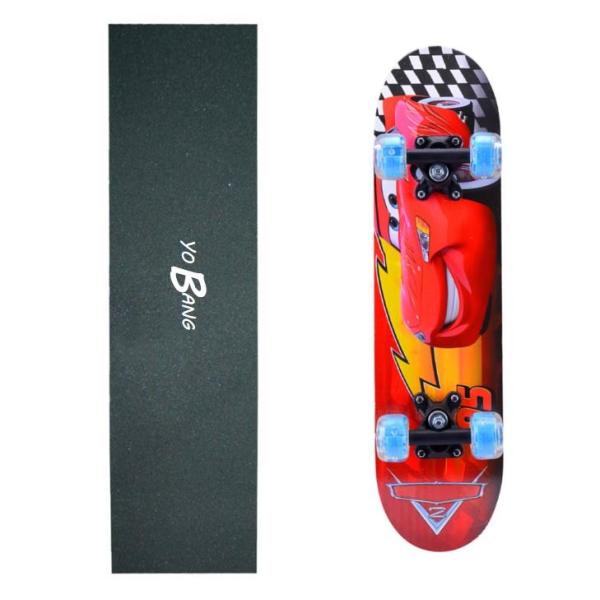 Buy YOBANG 24inch cheap kids skateboard with carton design PVC clear wheel for boys at wholesale prices