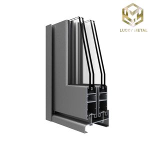 Extruded 3.0mm Aluminium Door Frame Profile Fire Rated 60 Minutes