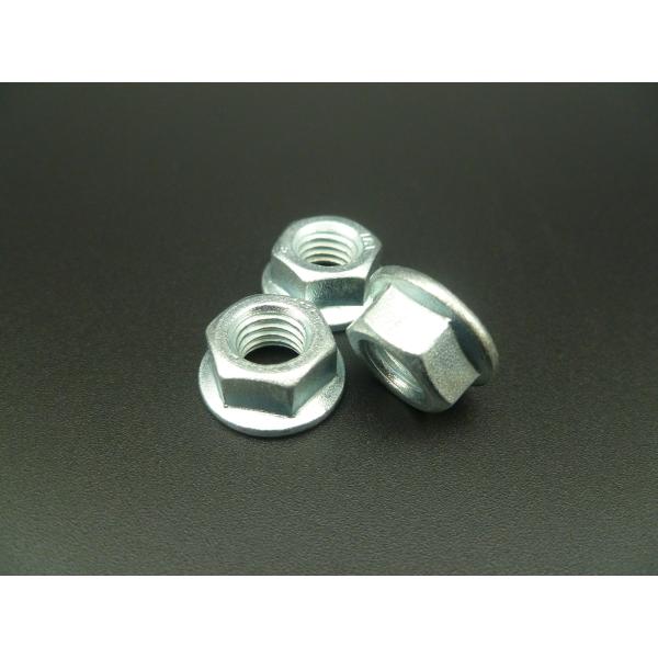 DIN6923 Hex Flange Nuts M20-2.5 Grade 4.8 Yellow Zinc Plated Flange nut JIS1190