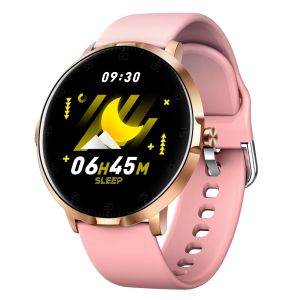 Waterproof IP68 Round Shape Smartwatch Support Vietnamese Port