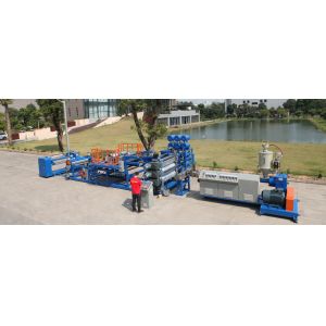 LDPE / EVA / TPU Plastic Extrusion Equipment , Plastic Extrusion Line