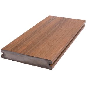 Modern Design Co-extrusion Waterproof Anti-UV Wood Grain Composite PVC Decking