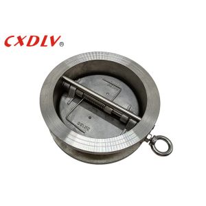 Lug Type Dual Plate Check Valve Wafer Swing Stainless Steel PN16