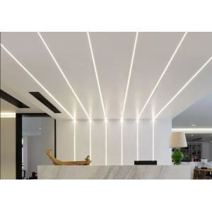 LED Plasterboard Profile For Ceiling Light Bar Lighting Black Strips Channel