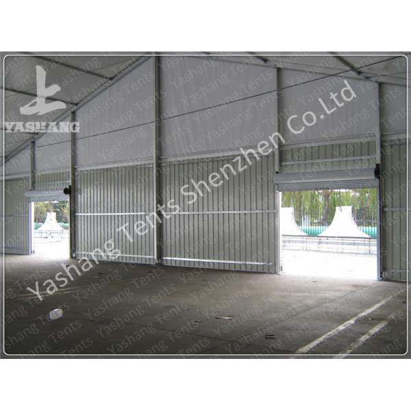 Heat Resistant Tent Accessories Height Customizable Fabric Door Glass Door Roller Gate