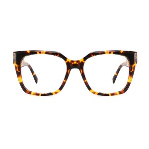 Quality Customize Logo Oversized Frame Glasses Square Spectacle Optical for sale