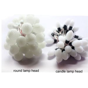 5m 16FT 30pcs LED flash string lights Christmas bar lights star lights ball