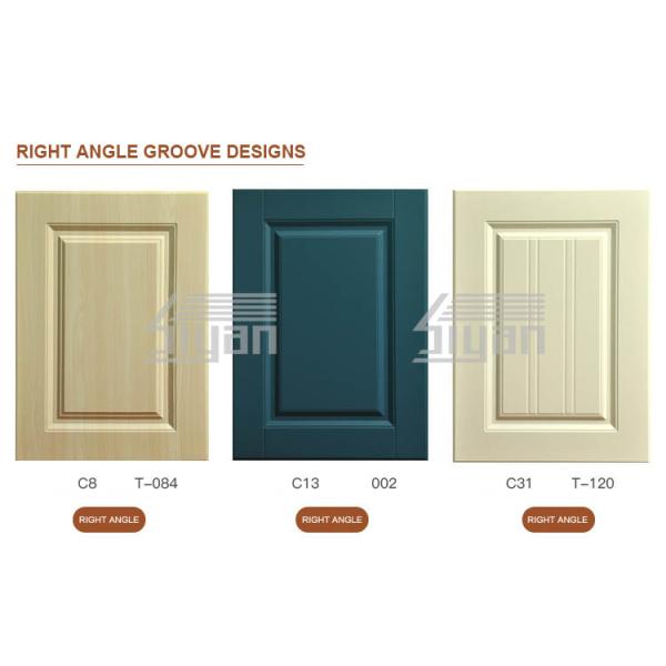 Wood Laminate Classic Kitchen Wall Cupboard Doors Density 750 - 800 Kgs / M3