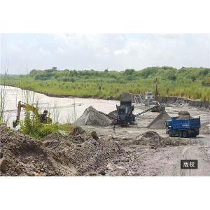 14" 2000CBM/Hr Sand Dredger Machine Hard Riverbed Mining