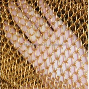 Lightweight Aluminum Decorative Metal Coil Mesh Curtain