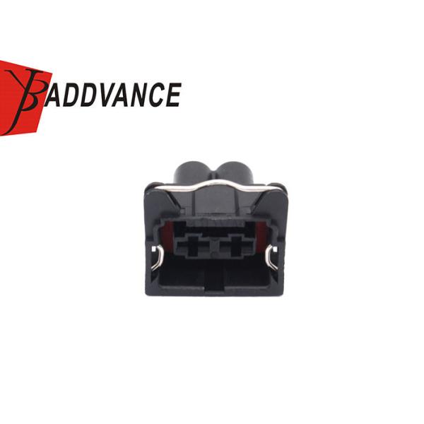 Buy TE AMP 6.3mm(250) Female Black 2 Pin Tyco Junior Power Timer Fuel Injector Connector at wholesale prices