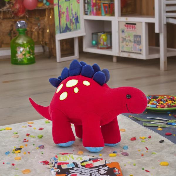 Long Stegosaurus Dinosaur Plush Toy Unisex Stress Relief Stuffed Animals Birthday Gifts Boys Girls Parties