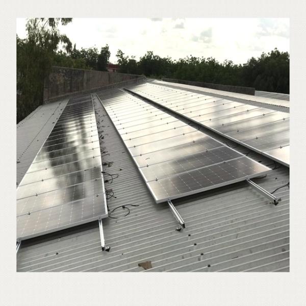 Buy Pre Assembled Anodized Aluminum Solar Roof Rails With SUS304 Bolts at wholesale prices