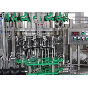 SUS304 Robotized Automatic Wine Filling Machine With rotary washing function